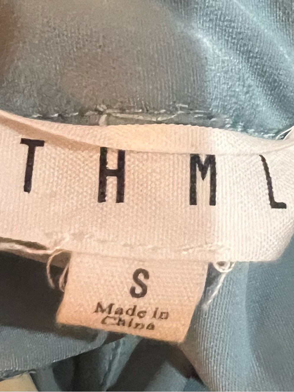 THML Ruffle Neck Puff Sleeve Blouse - Picture 3 of 3